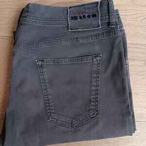 KITON Gray Cotton Jeans Pants 38 x 32